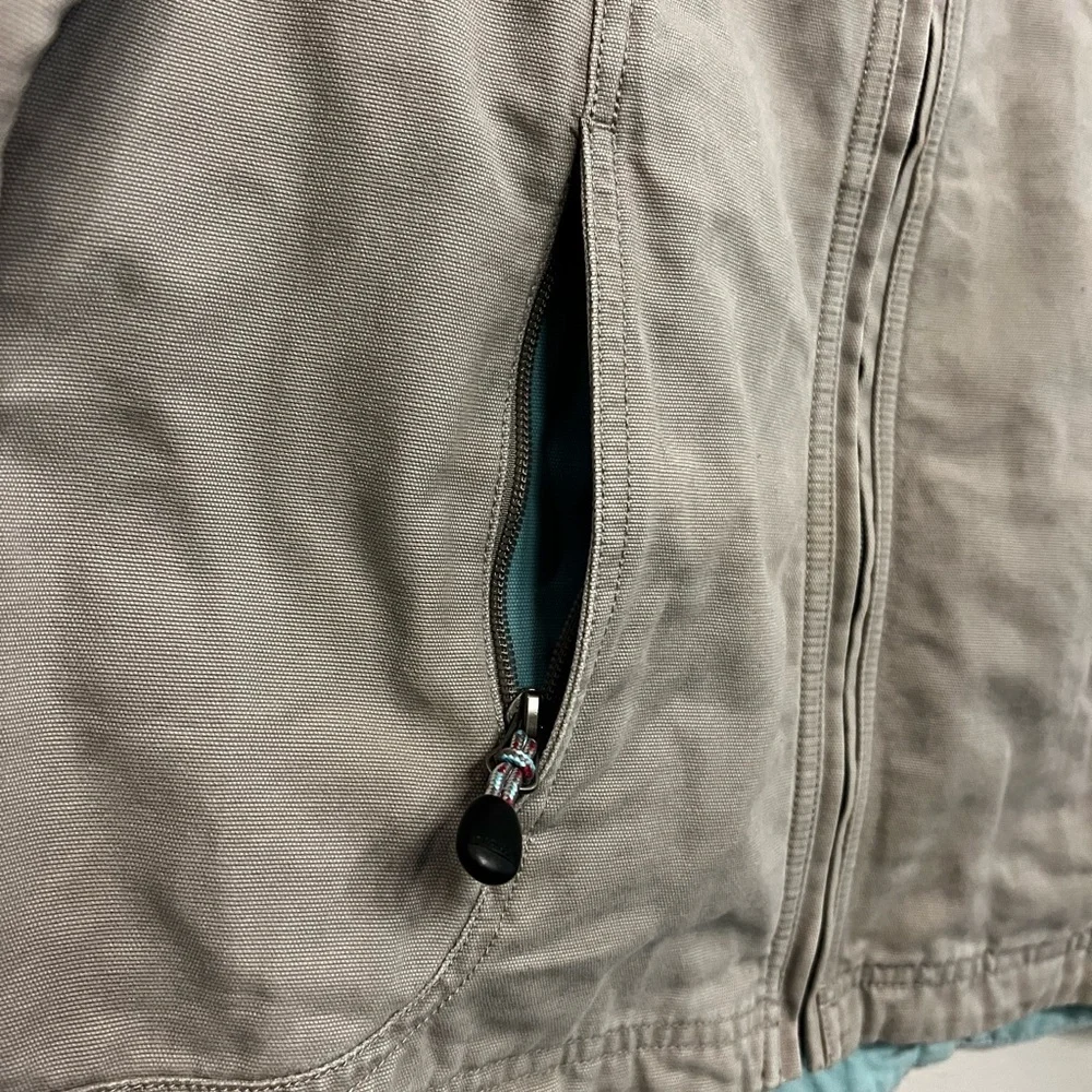 L.L. Bean VTG Women's Canvas Utility Field Full Zip Cotton Jacket Sz Medium - Picture 5 of 9